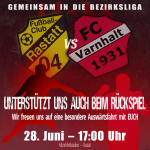 2. Aufstiegsspiel 2025 am 28. Juni um 17:00 Uhr