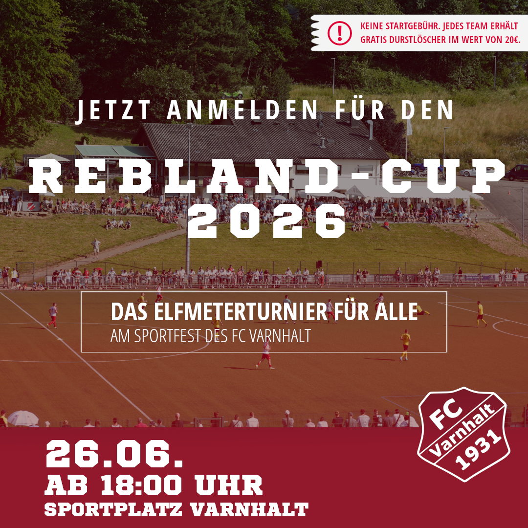 Rebland-Cup 2026 des FC Varnhalt